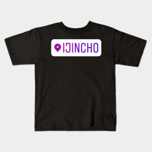 Ijincho Instagram Location Tag Kids T-Shirt